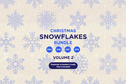 Snowflake SVG Bundle Ornaments Vol 2, an Object Graphic by Seaquint (Thumbnail 1 of 8)