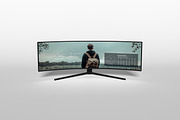 Ultrawide Monitor Mockup, a Wearable Device Mockup by AnasStudio (Thumbnail 3 of 4)
