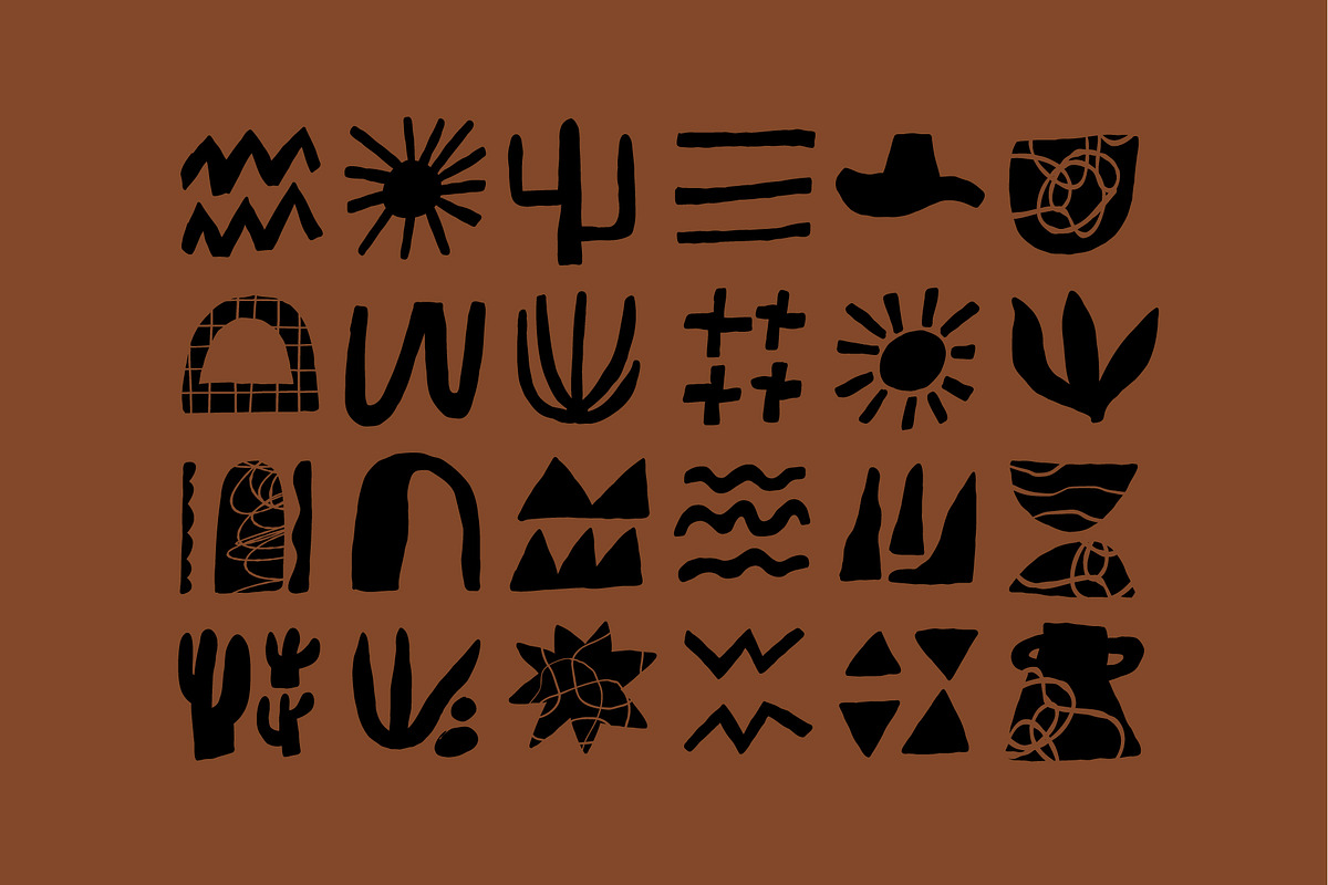 ARIZONA SHAPES | 150+ ILLUSTRATIONS, a Decorative Illustration by Favete Art (Photo 3 of 15)