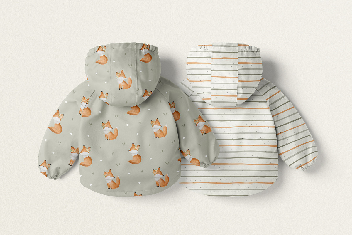 Foxes, a Pattern Graphic by Olena Kuznietsova (Photo 12 of 12)