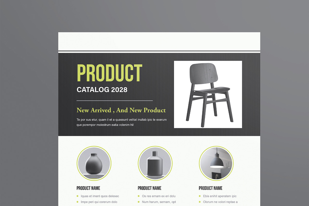 Modern Product Catalog Flyer, a Flyer Template by MightyDesign (Photo 2 of 8)