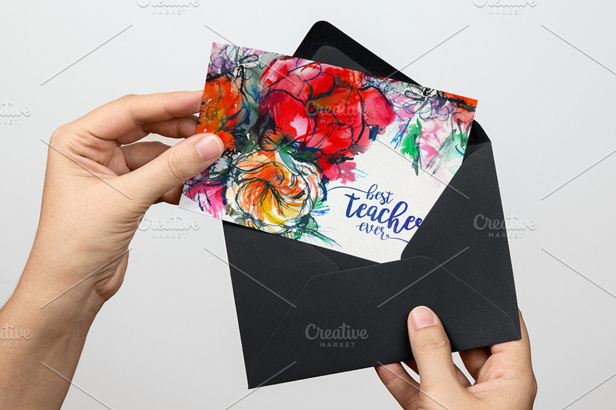 For the best teacher ever, a Card Template by coconut_forest (Photo 2 of 6)