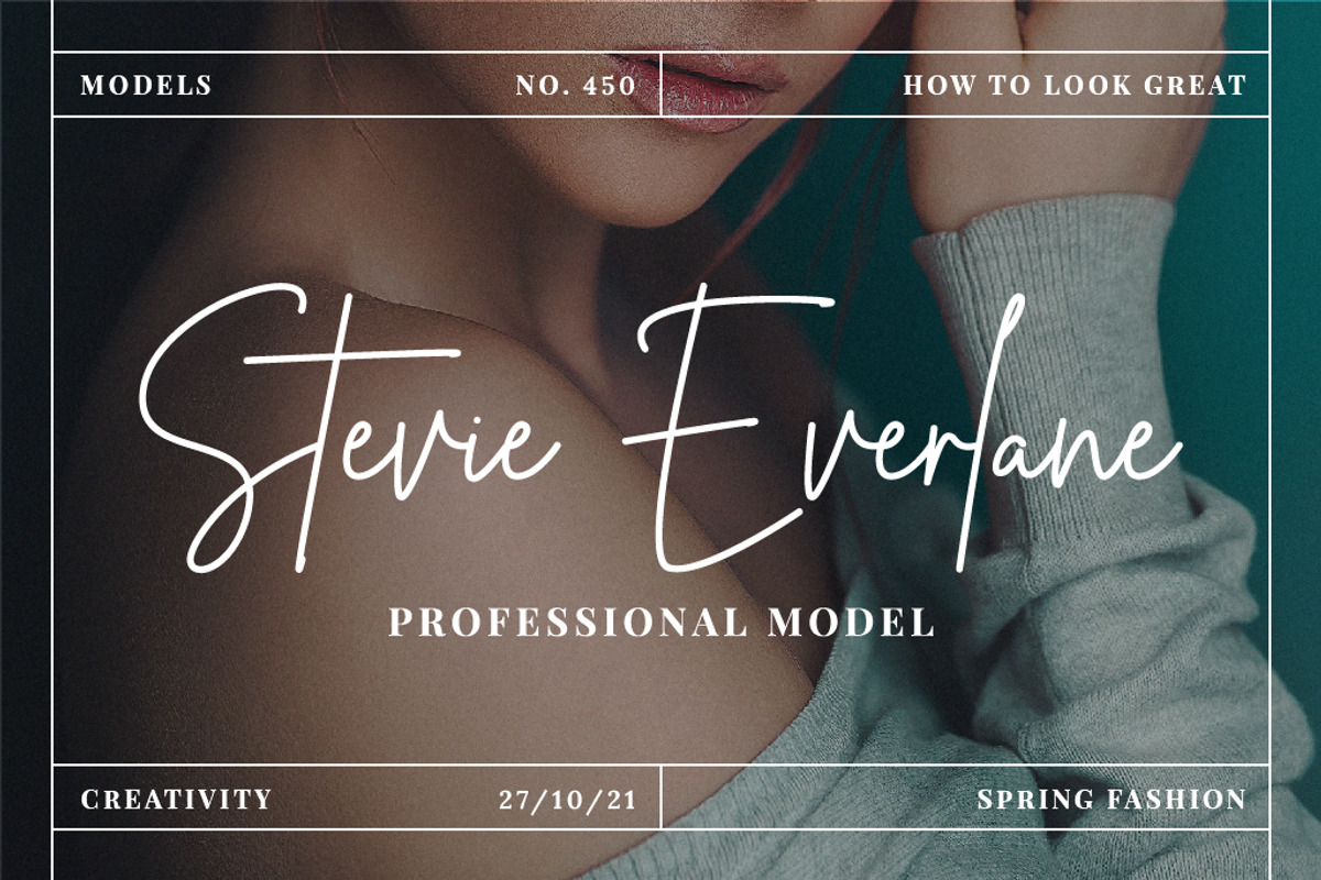 South Australia Stylish Script Font, a Script Font by Cherryline Master (Photo 8 of 13)
