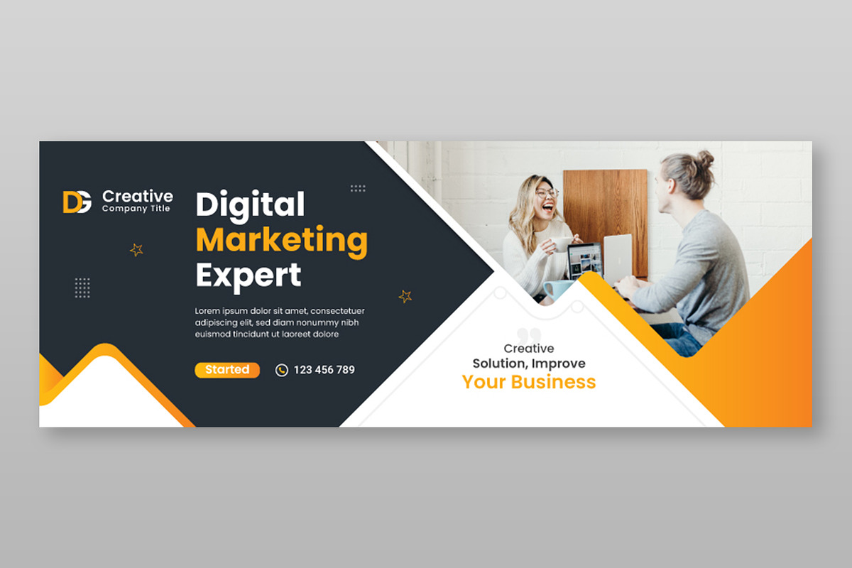 Business Facebook Cover Template, a Social Media Template by workclan24 (Photo 2 of 3)