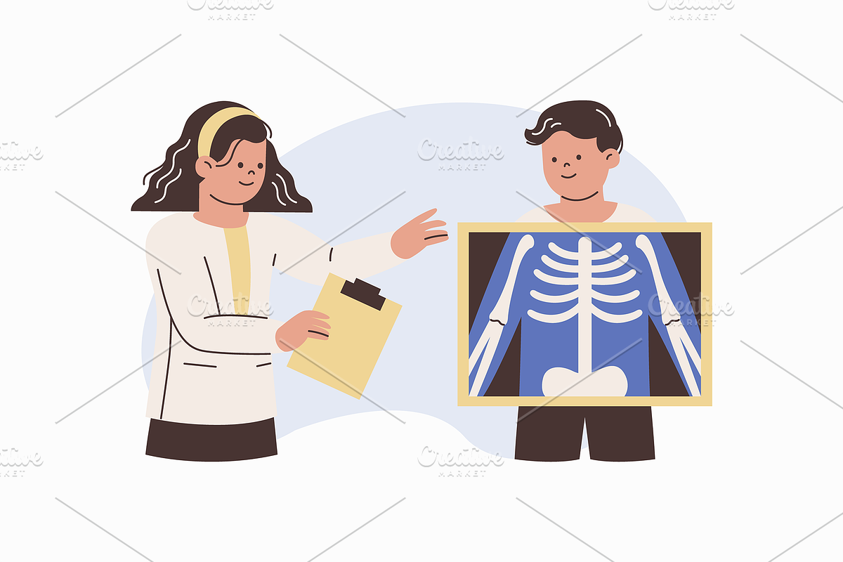 Chiropractic Treatments Illustration, an Object Graphic by Jump Studio (Photo 11 of 12)