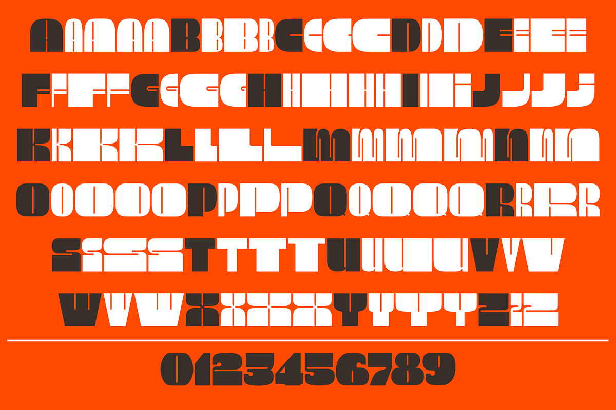 Elastika - Display Font, a Sans Serif Font by Khoir (Photo 7 of 9)