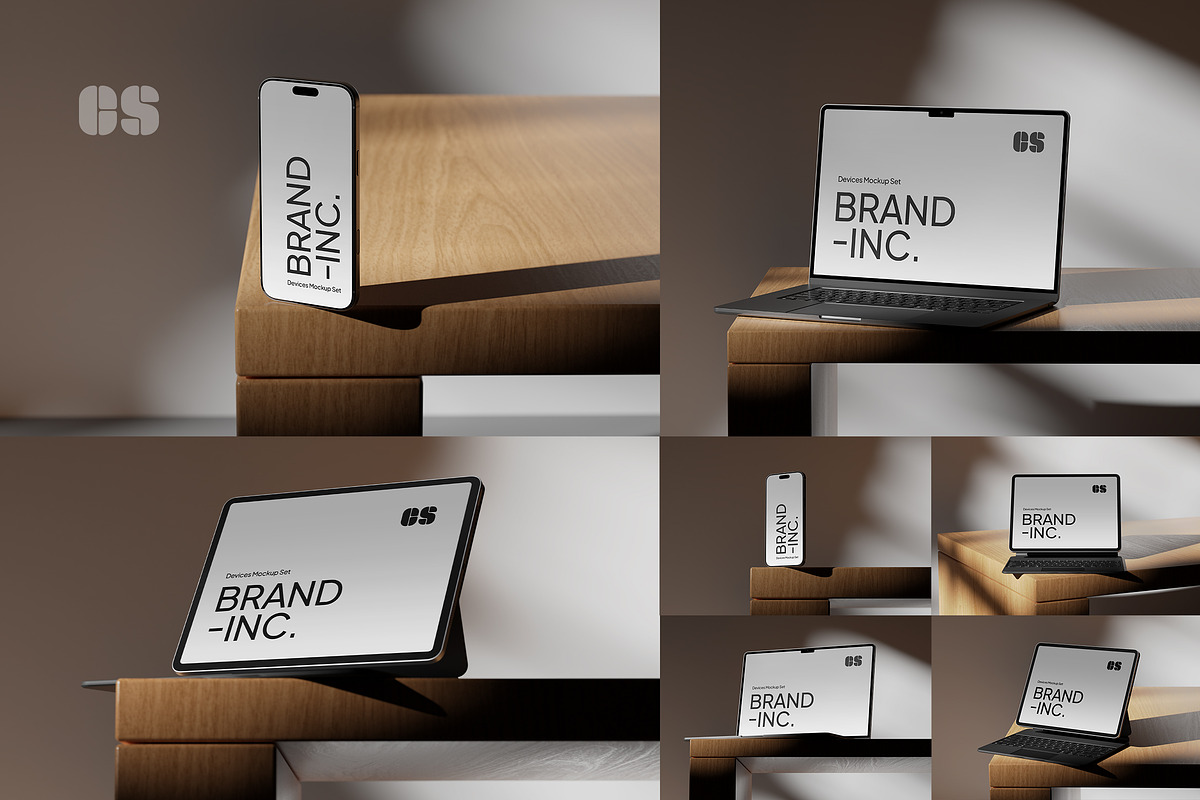 Digital Device Mockups Vol 01, a Device Mockup by Croma Studio (Photo 1 of 8)