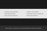 Minimal Square Business Card, a Business Card Template by Galaxiya (Thumbnail 6 of 7)