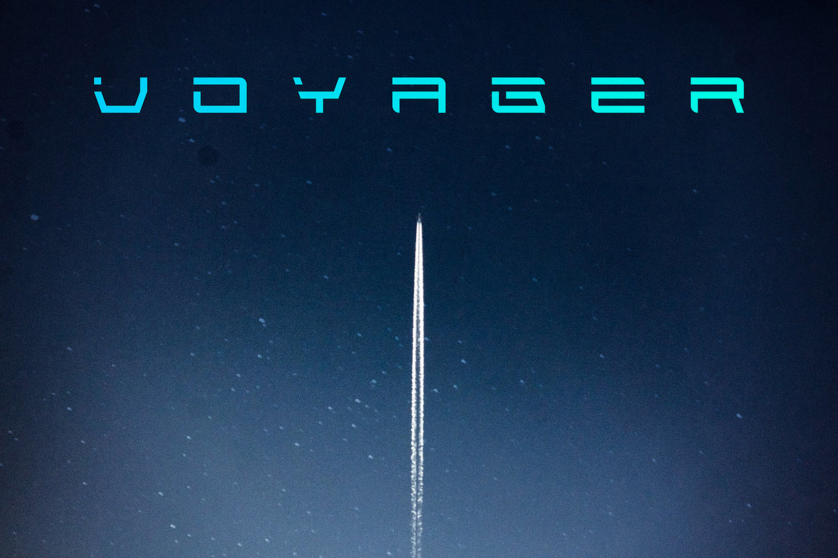 Spacestar - Futuristic Font, a Font by Snape Design Studio (Photo 4 of 6)