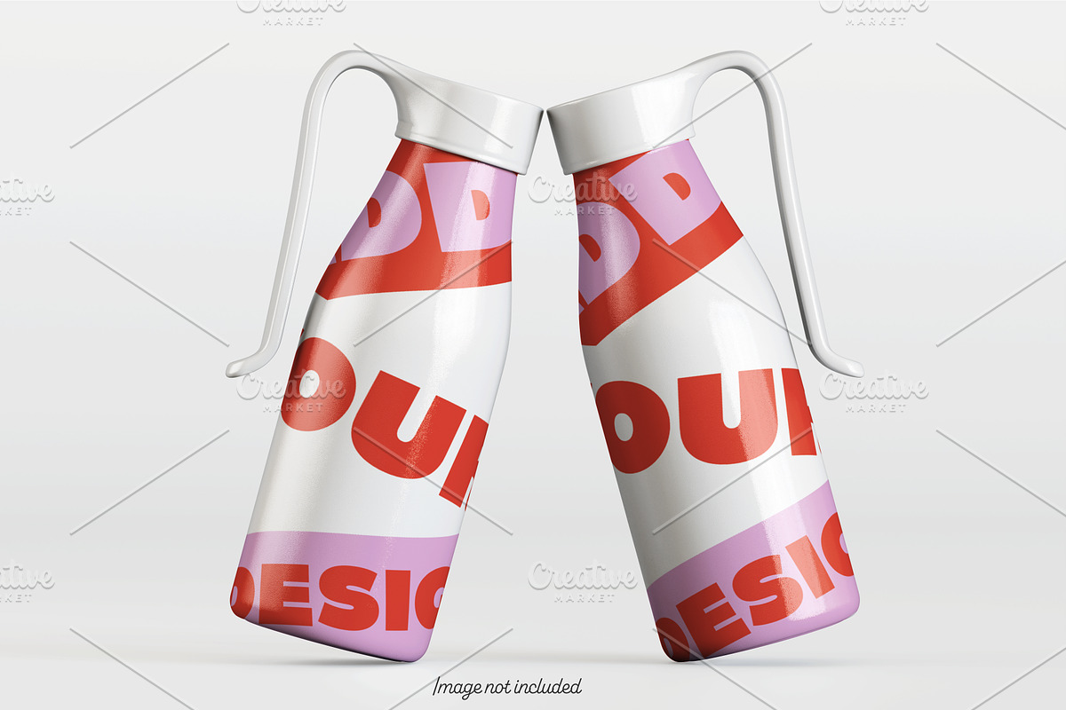 Water bottle mockup bundles, a Cups & Container Mockup by Ambo Ampeng (Photo 13 of 32)
