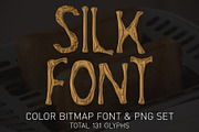 Silk Color Bitmap Font & PNGs, a Sans Serif Font by Creative Graphics (Thumbnail 1 of 8)