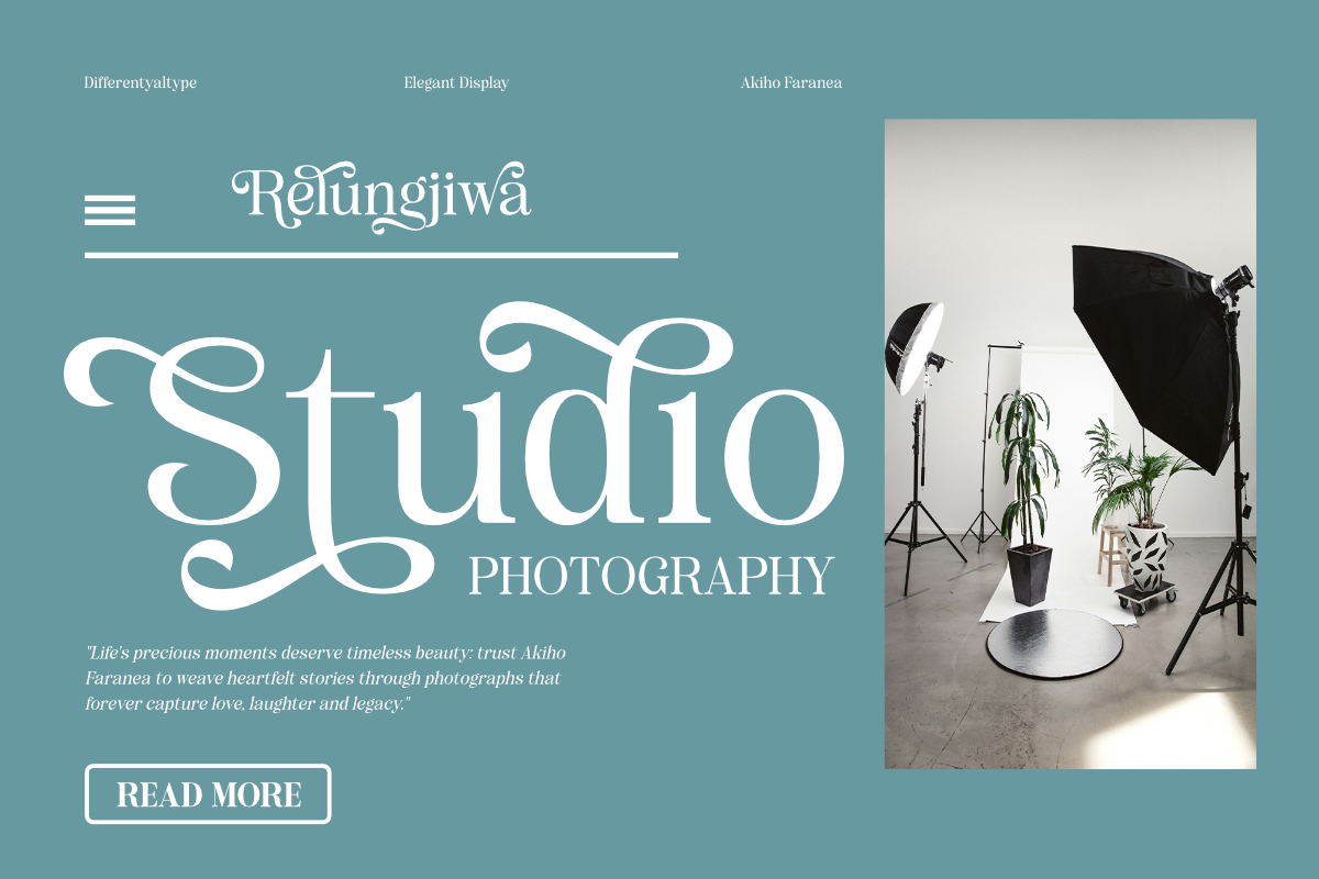 Akiho Faranea - Serif Display Family, a Serif Font by Differentialtype (Photo 4 of 11)