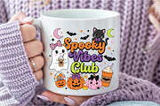 Spooky Vibes Club Halloween PNG, a Seasonal Illustration by DreamCafeArt (Thumbnail 7 of 7)