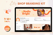 Retro Etsy Shop Branding Kit, a Websites & App Template by Boltik Studio (Thumbnail 1 of 7)