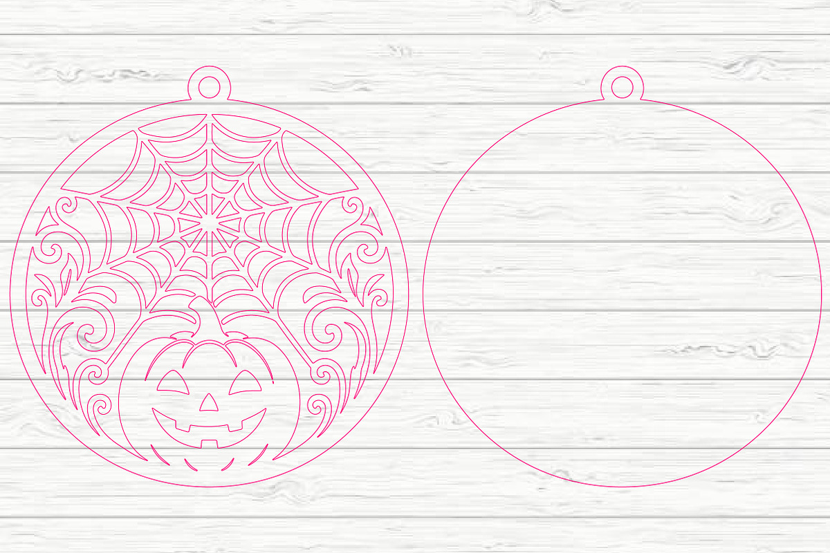 Halloween Pumpkin Spider Web Laser, an Object Graphic by Layerology (Photo 3 of 3)