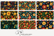 70 Khokhloma seamless pattern, a Pattern Graphic by Poppy Lane Studio (Thumbnail 9 of 10)