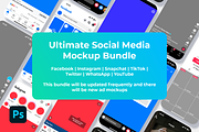 Ultimate Social Media Mockup Bundle, a Social Media Template by Dilshod Sobirov (Thumbnail 1 of 7)