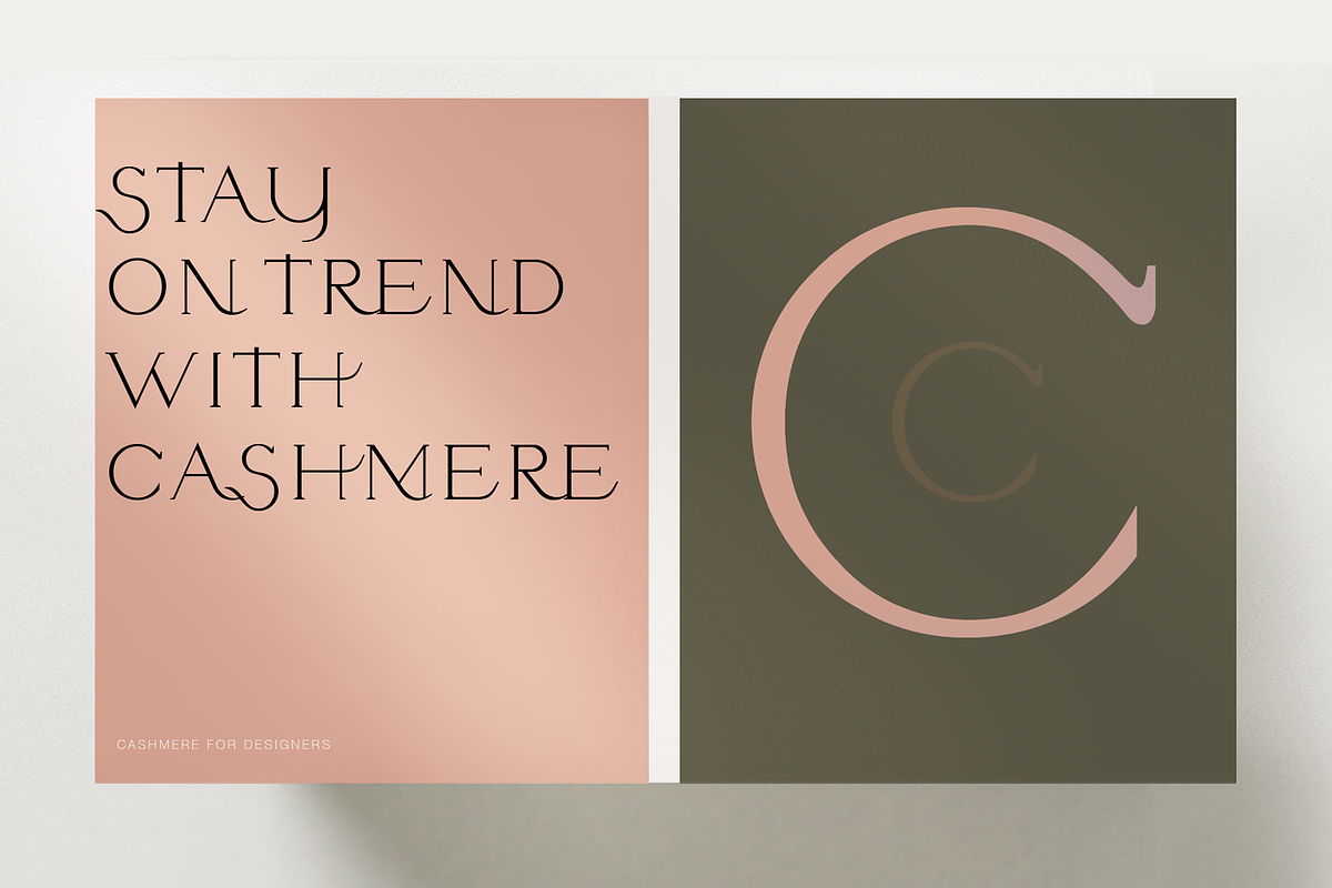 Cashmere. Beautiful new serif font, a Serif Font by LostandFoundry (Photo 6 of 6)