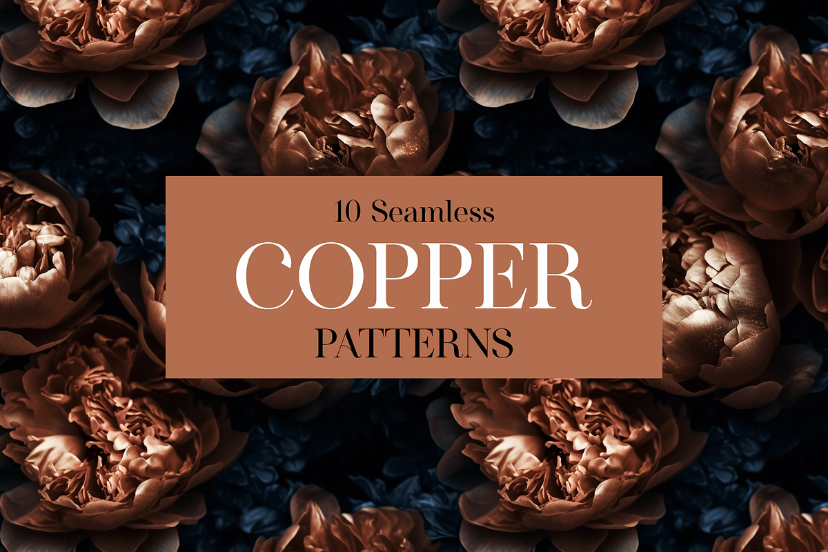 10 Copper Botanica Patterns, a Pattern Graphic by Motifs (Photo 10 of 12)