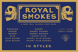 Royal Smokes Font Family