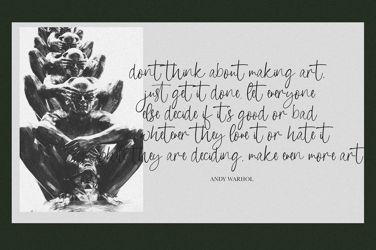 Just Write | Script Font, a Script Font by Jolicia Type (Photo 4 of 9)