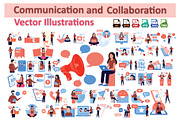 Communication & Collaboration Pack, an Illustration by Vector Portal (Thumbnail 1 of 5)