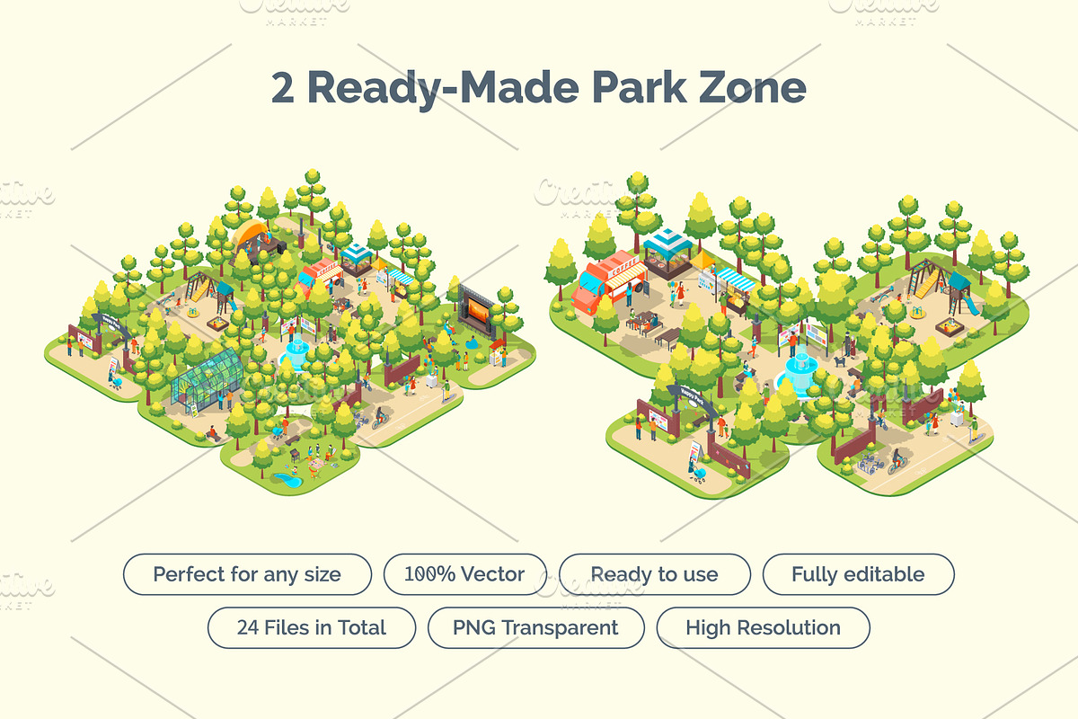 Summer Park and Fest Area, an Object Graphic by 35lab (Photo 4 of 6)