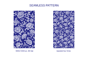 Porcelain Delicate Floral Pattern, a Pattern Graphic by Mariia Kovalchuk (Thumbnail 4 of 14)