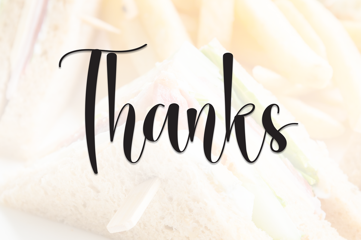 Sandwich | Script Font, a Handwritten Font by Scratchones (Photo 8 of 8)