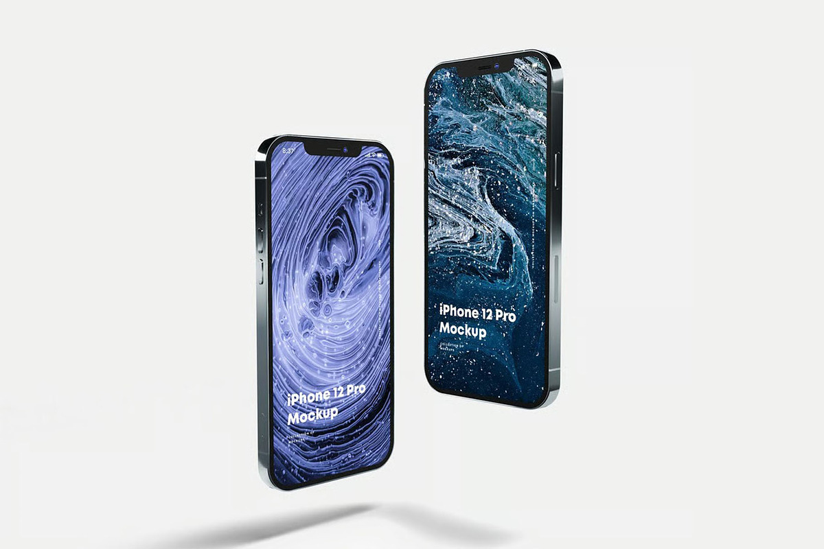 iPhone 12 Pro Mock-up, an iPhone Mockup by zippypixelstudio (Photo 6 of 14)