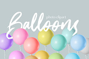 12 Balloons photo clipart, an Object Graphic by The Graphic Parade (Thumbnail 1 of 3)