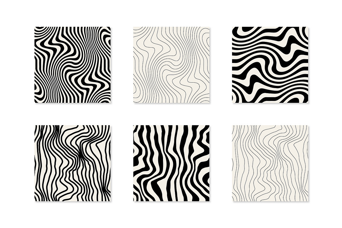 Distorted Seamless Patterns | Vol. 1, a Pattern Graphic by Curly_Pat (Photo 4 of 7)