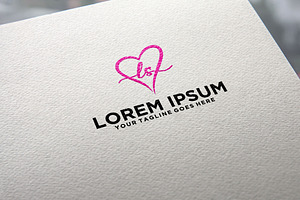 Letter LS Love logo idea, a Branding & Logo Template by REDVY CREATIVE