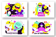 10 World Happiness Day Illustration, a Person Illustration by denayunebgt (Thumbnail 3 of 4)
