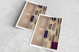 Bifold Brochure Mockups