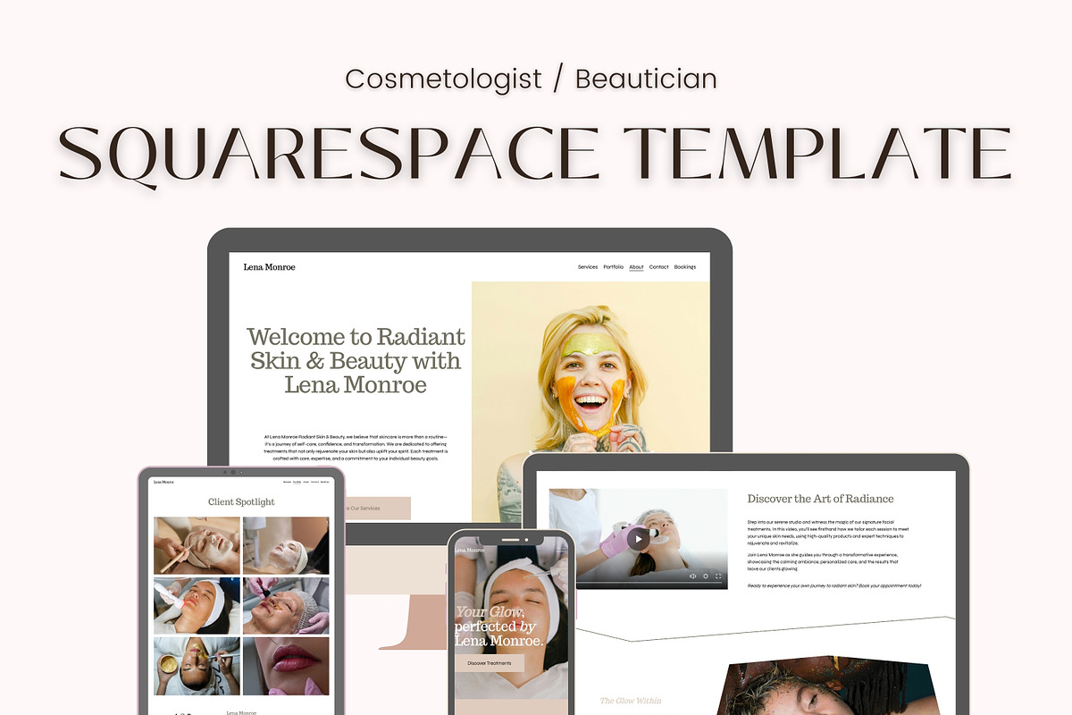 Squarespace 7.1 Website Template, a Squarespace Template by Lumina Alchemy (Photo 3 of 10)