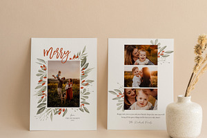 Christmas Card Template CD400