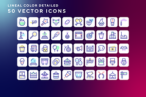 Carnival icons, an Outline Icon by Wencory