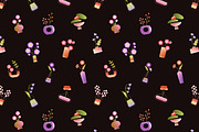 Vases with flowers set, backgrounds, a Decorative Illustration by PaperTrident (Thumbnail 9 of 10)