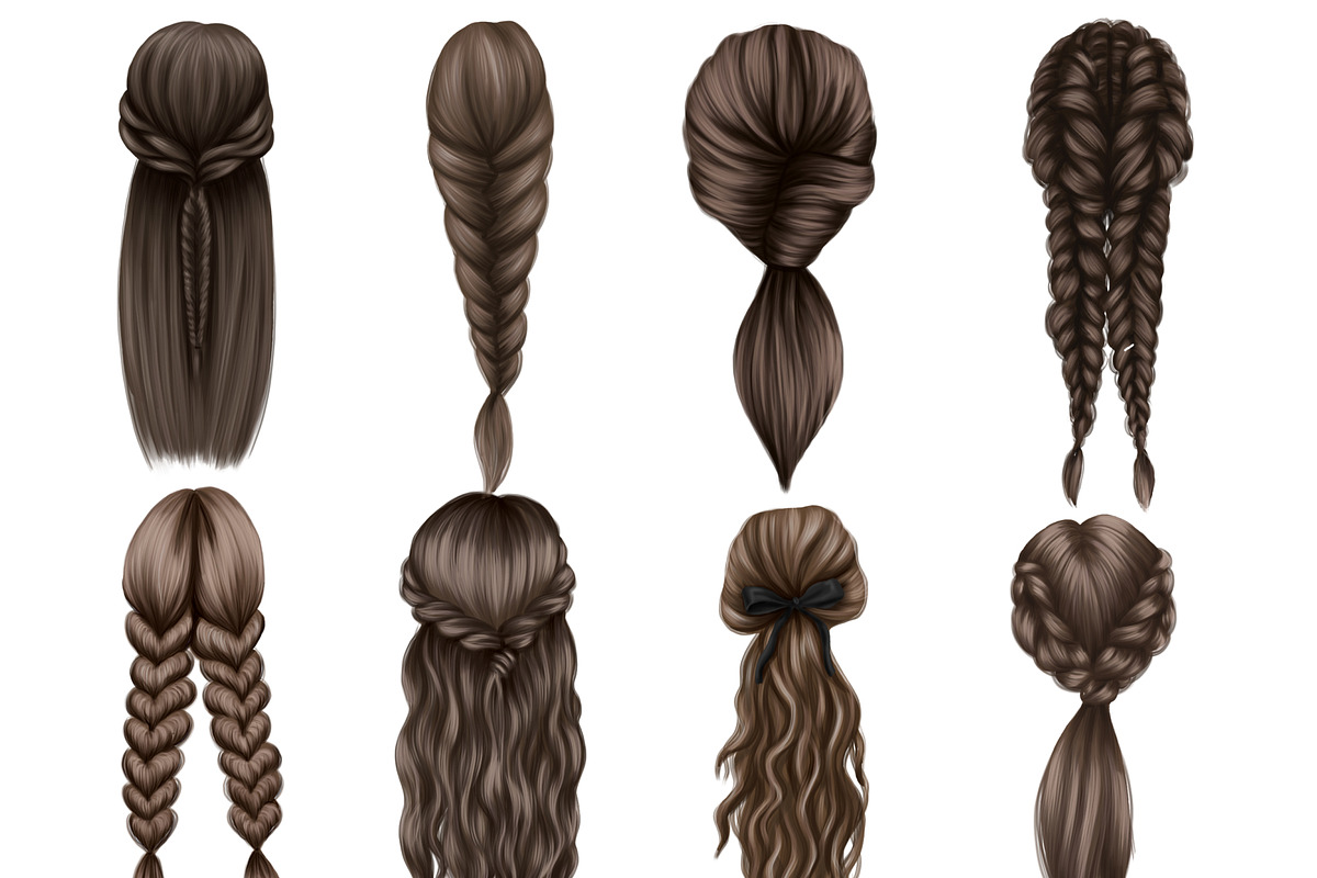 Natural hair clipart, an Illustration by Elenbushe (Photo 17 of 19)