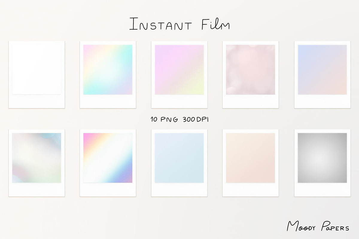 Instant Film Clipart, an Object Graphic by MoodyPapers (Photo 4 of 4)
