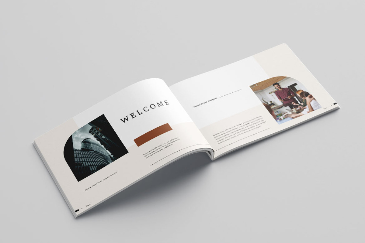 Annual Report Vol.43, a Brochure Template by Bewalrus Studio (Photo 2 of 11)