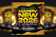 Happy New Year Flyer Template, a Flyer Template by Artonix (Thumbnail 1 of 3)