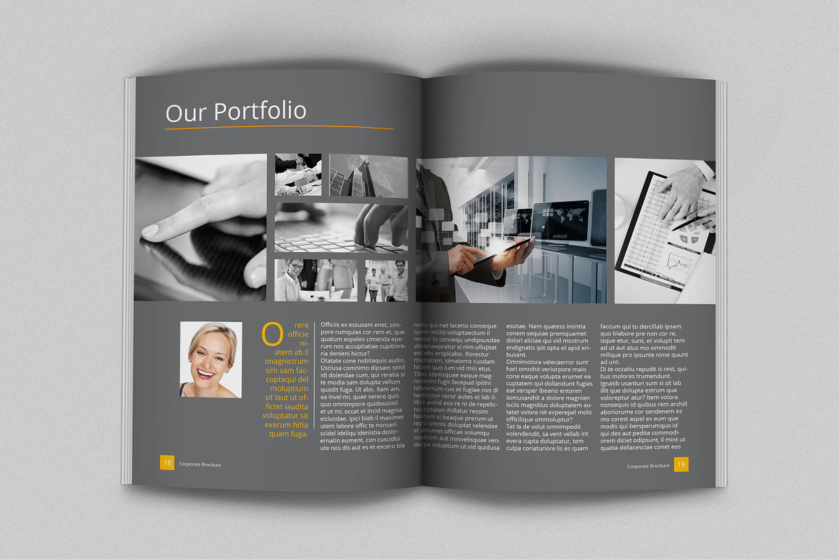 A4/Letter Business Brochure, a Brochure Template by feydesign (Photo 11 of 18)