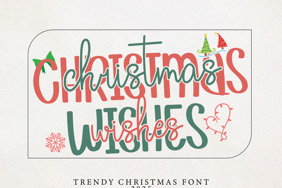 Christmas Wishes, a Handwritten Font by Mini_World (Photo 1 of 3)
