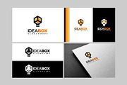 Set of Idea Box Logo designs concept, a Branding & Logo Template by Lucky Creative (Thumbnail 4 of 5)