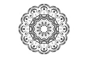 Modern Black and White Mandala Pack, a Decorative Illustration by NJ Himel (Thumbnail 22 of 101)