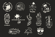 Harbour Typeface Badges Logo, a Sans Serif Font by Anxiety Studio (Thumbnail 3 of 8)