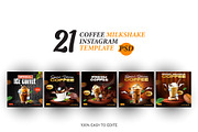 Milkshake Instagram Template, a Social Media Template by Design Fly (Thumbnail 4 of 8)