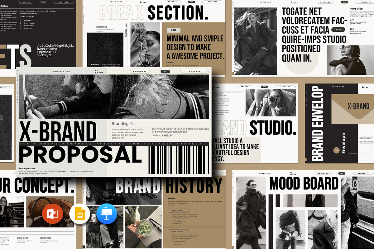 Brand Proposal Presentation, a Presentation Template by Aura Agency (Photo 1 of 8)